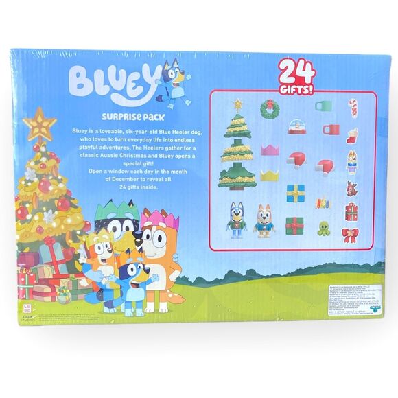 NEW DISNEY BLUEY Classic Christmas Surprise Advent Calendar Countdown Holiday - Picture 3 of 8